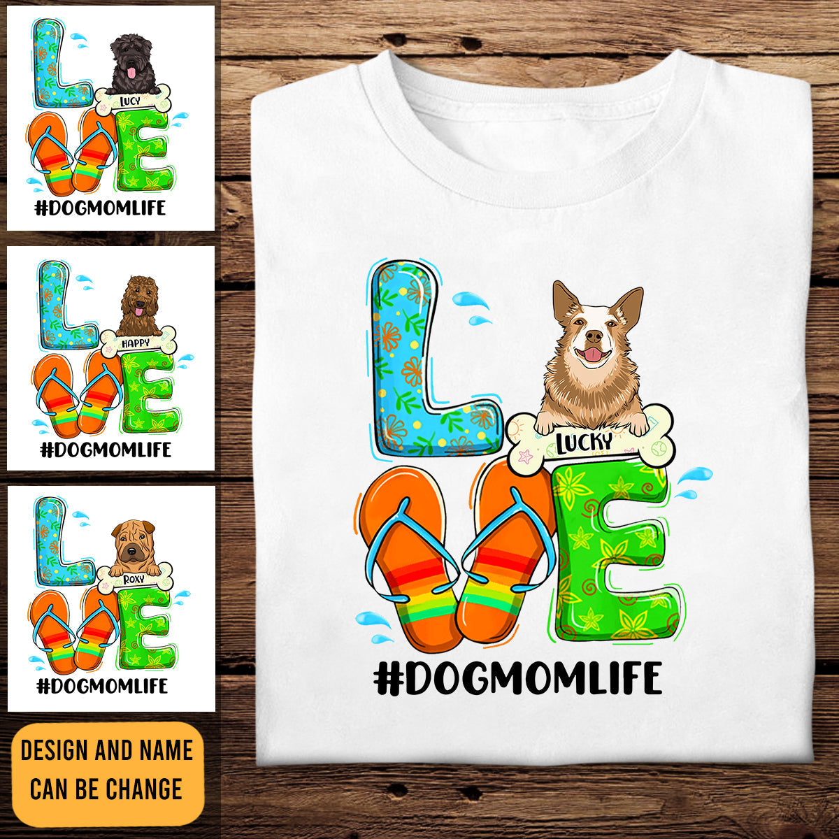 Dog Mom Beach - Personalized Apparel - Gift For Dog Lovers, Summer Vacation