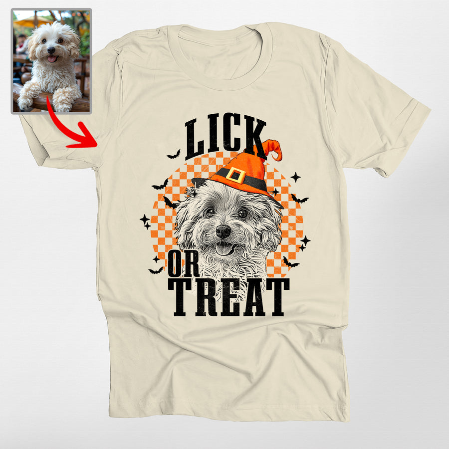 Freaky Custom Dog Cat Portrait Personalized T-shirt Halloween Gift For Pet Lovers