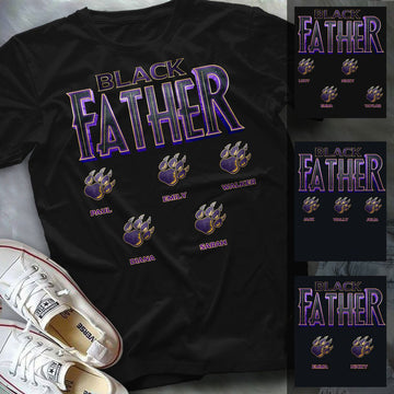 Panther, Black Father Personalized Apparel