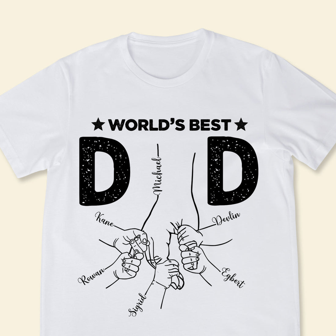 World's Best Dad - Personalized Apparel - Gift For Father, Grandpa, Father's Day Gift