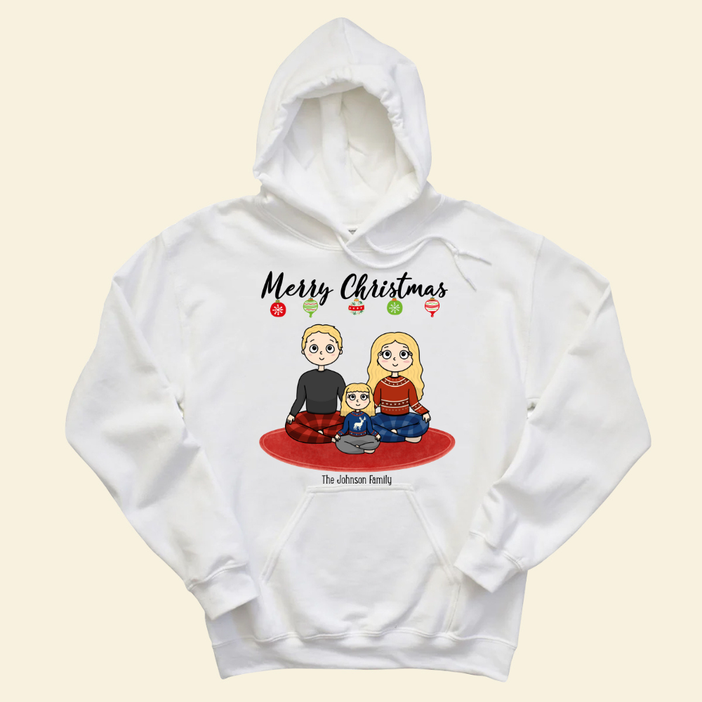 Merry Chirtsmas Family - Personalized Hoodie - Gift For Family, Christmas Gift