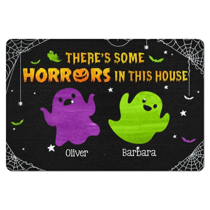 Halloween Family Boo - Personalized Doormat - Gift For Family, Halloween, Fall Season Gift