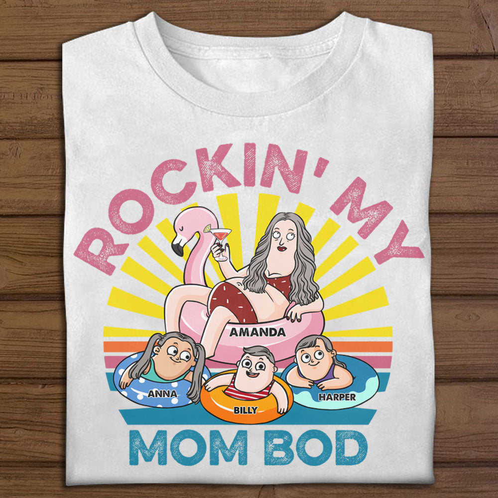 Rockin' My Mom Bod Personalized Apparel Gift For Mom