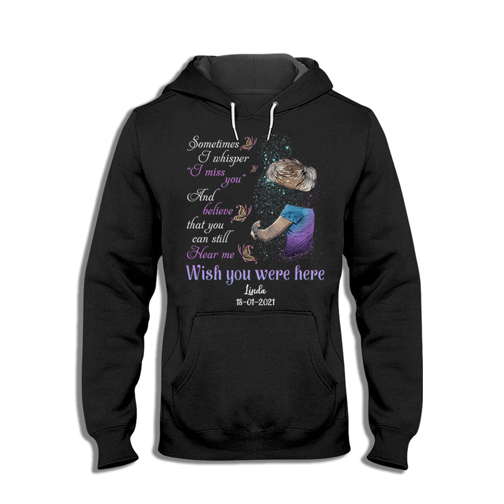 Wish You Were Here - Personalized Apparel - Memorial