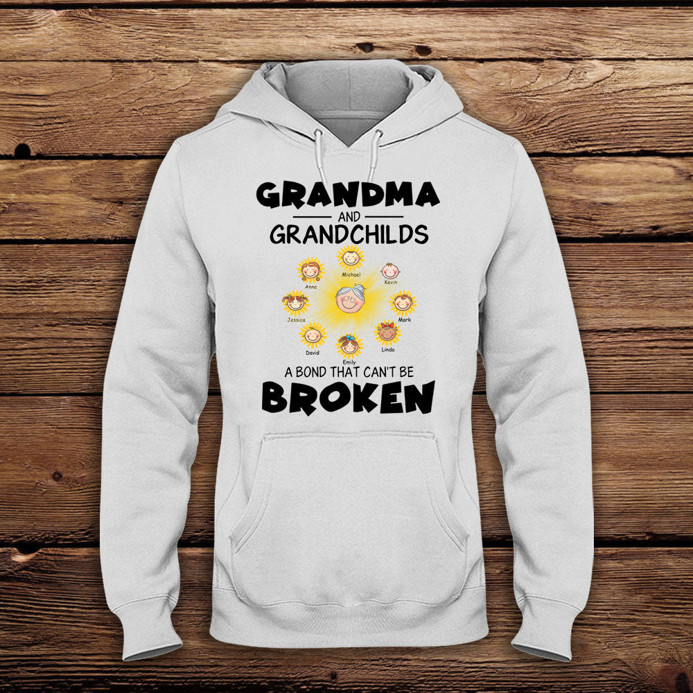 Grandma And Grandchild A That Can't Be Broken - Personalized Apparel - Gift For Grandma