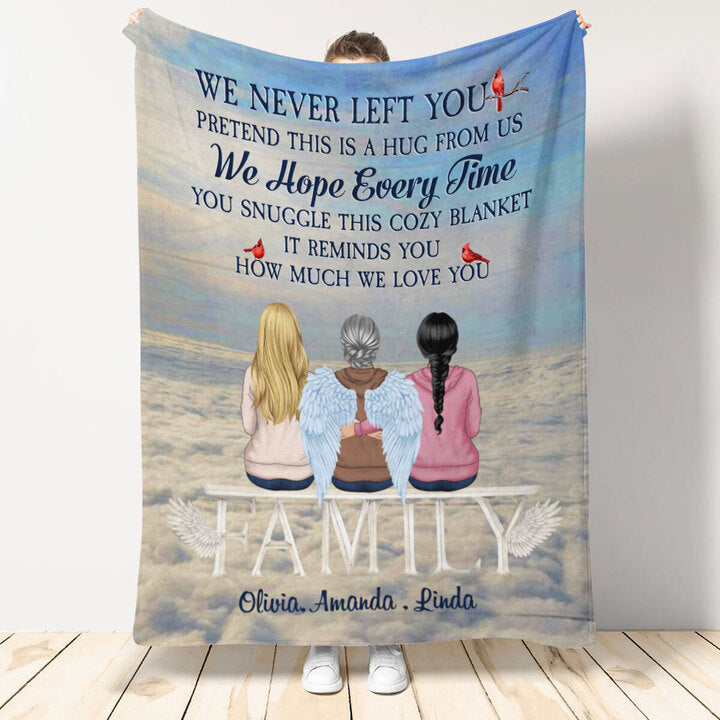 I Am Always With You Personalized Blanket Memorial Gift Remembrance Gift For Family