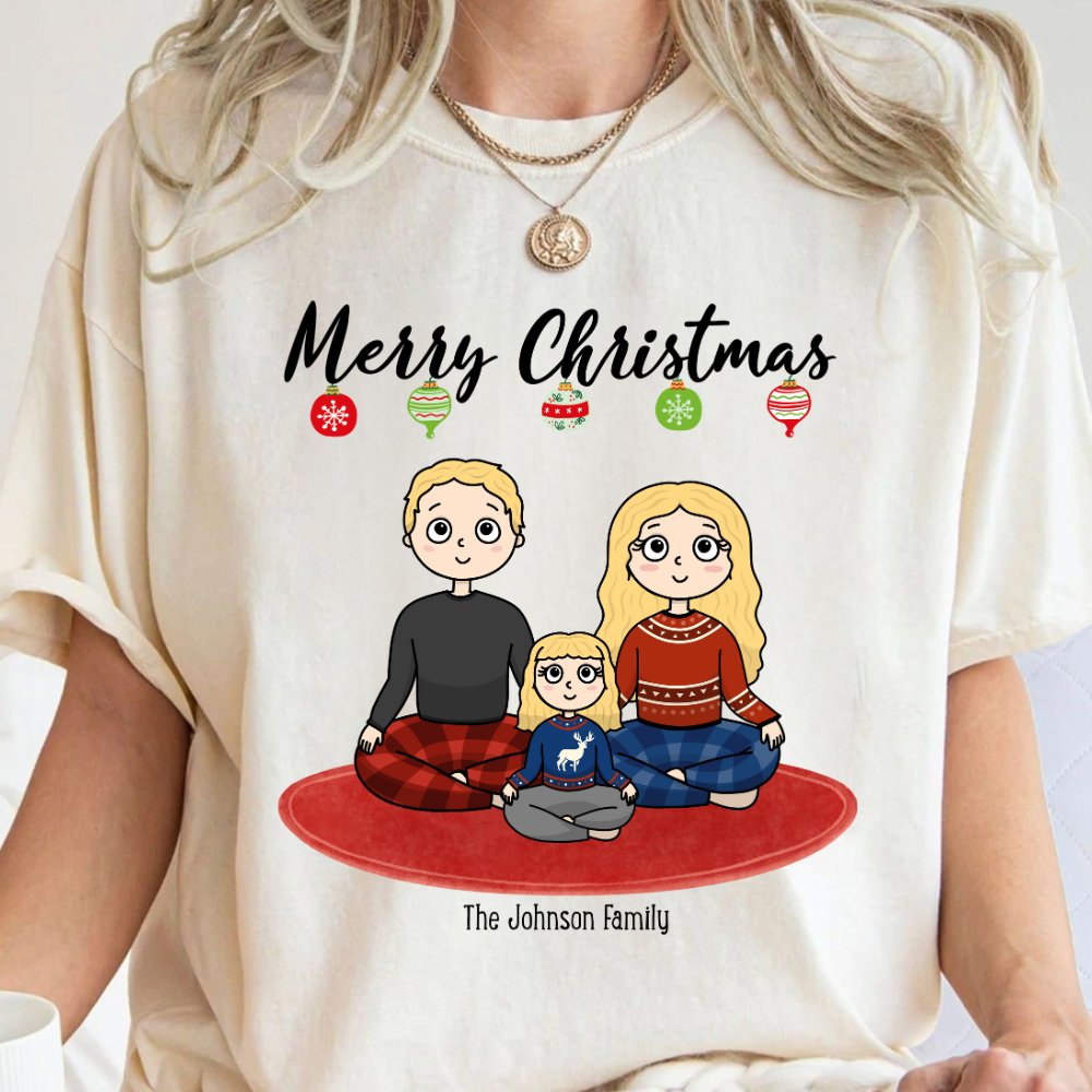 Merry Chirtsmas Family - Personalized Shirt - Gift For Family, Christmas Gift