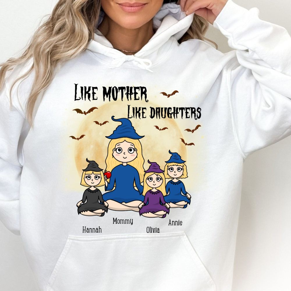 Like Mother Like Daughter Halloween - Personalized Hoodie - Gift For Mother, Halloween Party