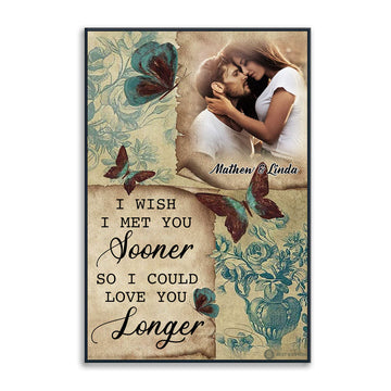 I Could Love You Longer - Personalized Photo Canvas - Gift For Couple