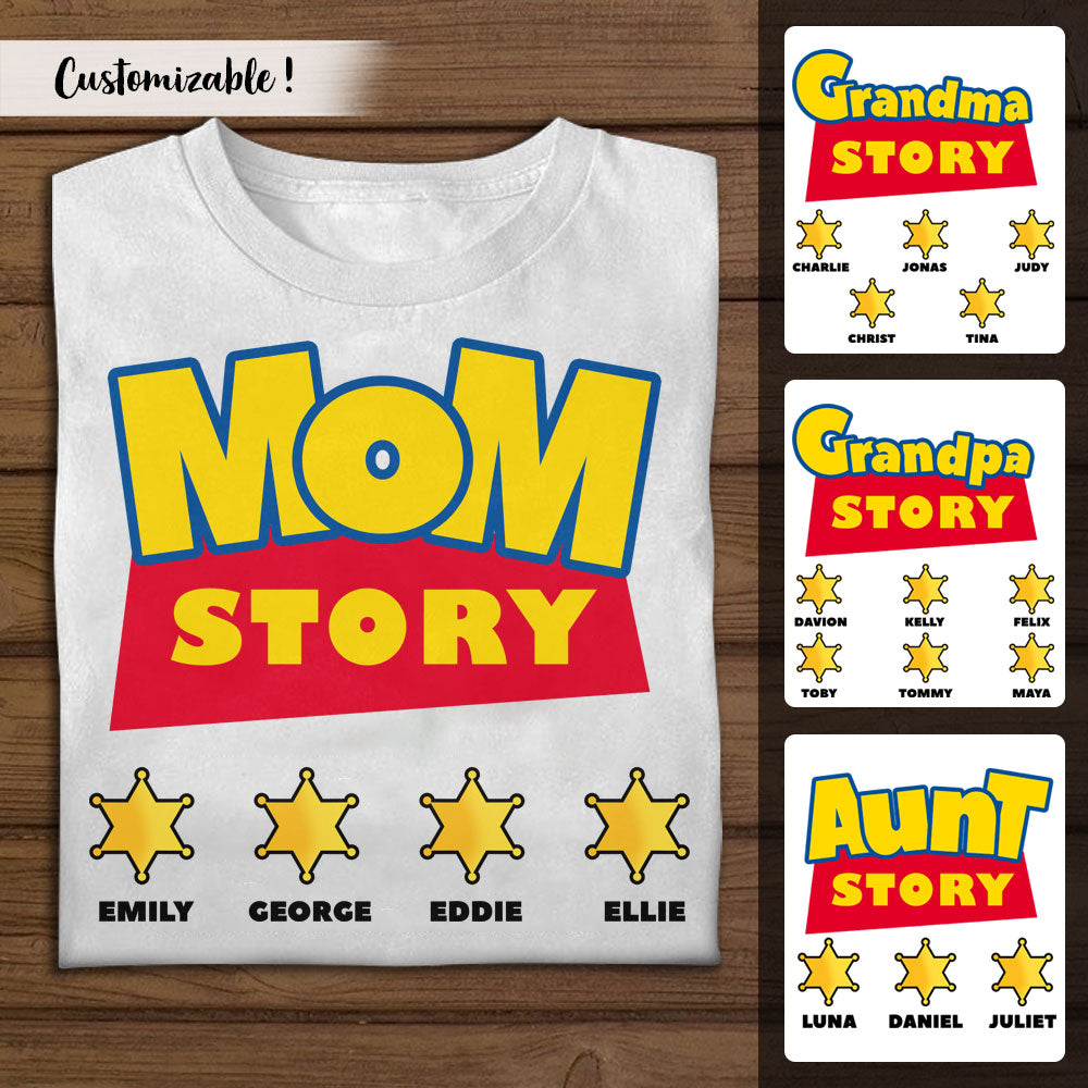 Mom Story - Personalized Apparel - Gift For Mom