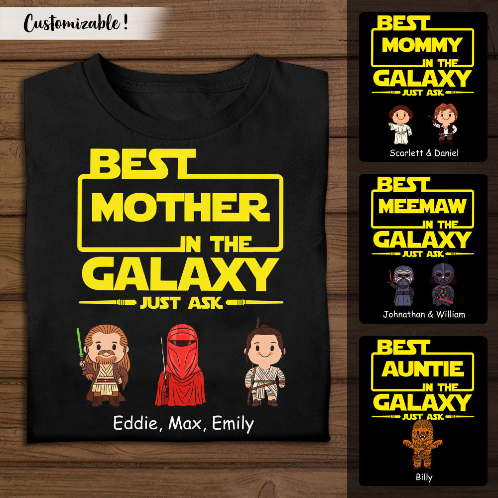 Best Mom InThe Galaxy Star W - Personalized Apparel - Gift For Mom