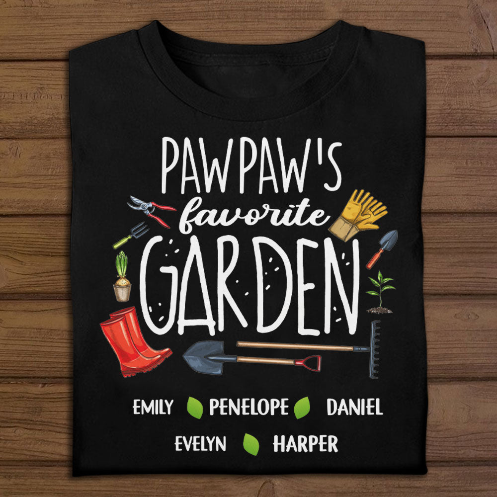 Pawpaw's Favorite Garden - Personalized Apparel - Gardening