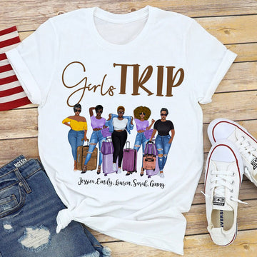 Girls Trip Queen Squad Custom Apparel Gift For Sister Bestie