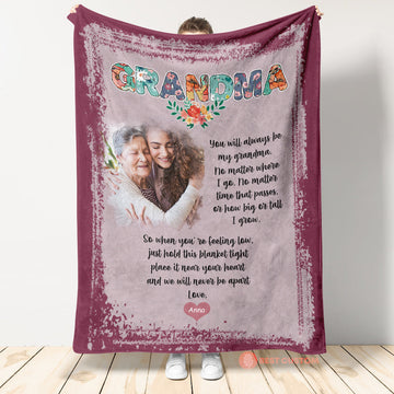 You Will Always Be Our Grandma - Personalized Blanket - Birthday, Mother's Day Gift For Mom, Grandma, Nana, Gigi