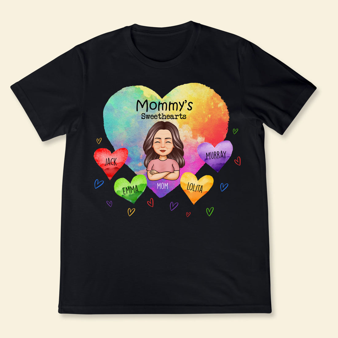 Mommy's Sweatheart - Personalized Apparel - Gift For Mother, Mommy, Grandma, Nana, Mother's Day