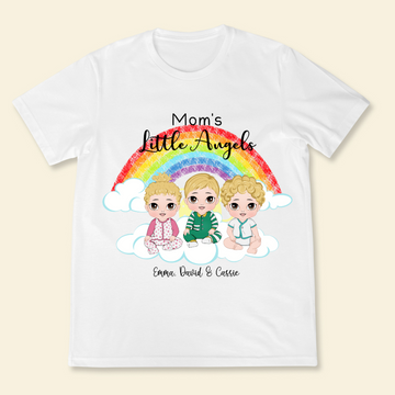 Mom's Little Prince & Princess - Personalized Shirt - Gift For New Mom