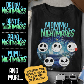 Parents of Nightmares Personalized T shirt and Hoodie AP01