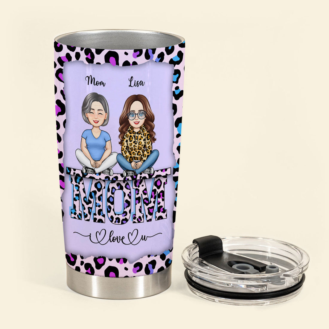 Behind Every Crazy Daughters - Personalized Tumbler - Gift For Mom, Mother's Day Loving, Birthday Gift