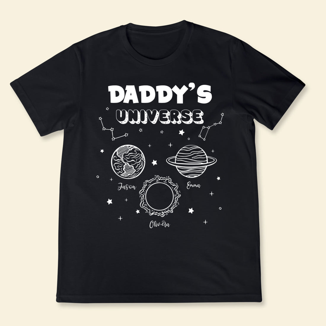 Daddy's Universe - Personalized Apparel - Gift For Father, Grandpa, Father's Day Gift