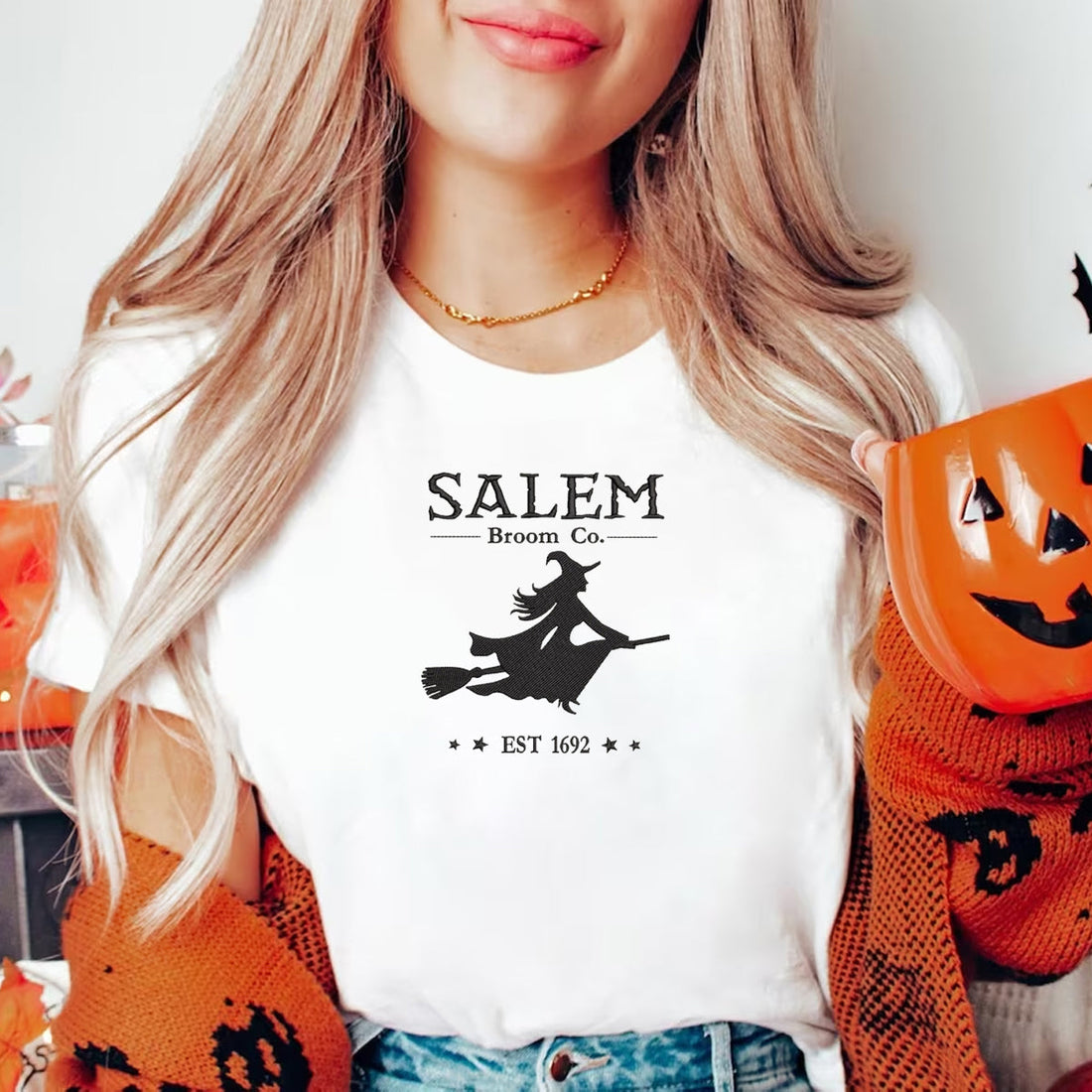 Salem Witch 1692 - Embroidered Apparel - Gift For Sister, Bestie, Friends