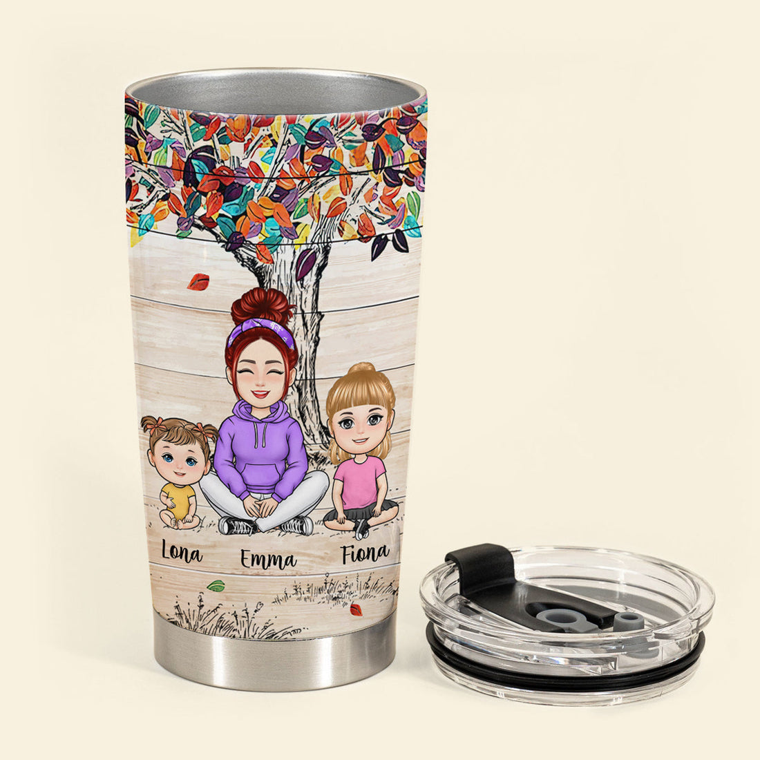 Like Mother Like Children Oh Crap - Personalized Tumbler - Gift For Mom, Grandma, Mother's Day