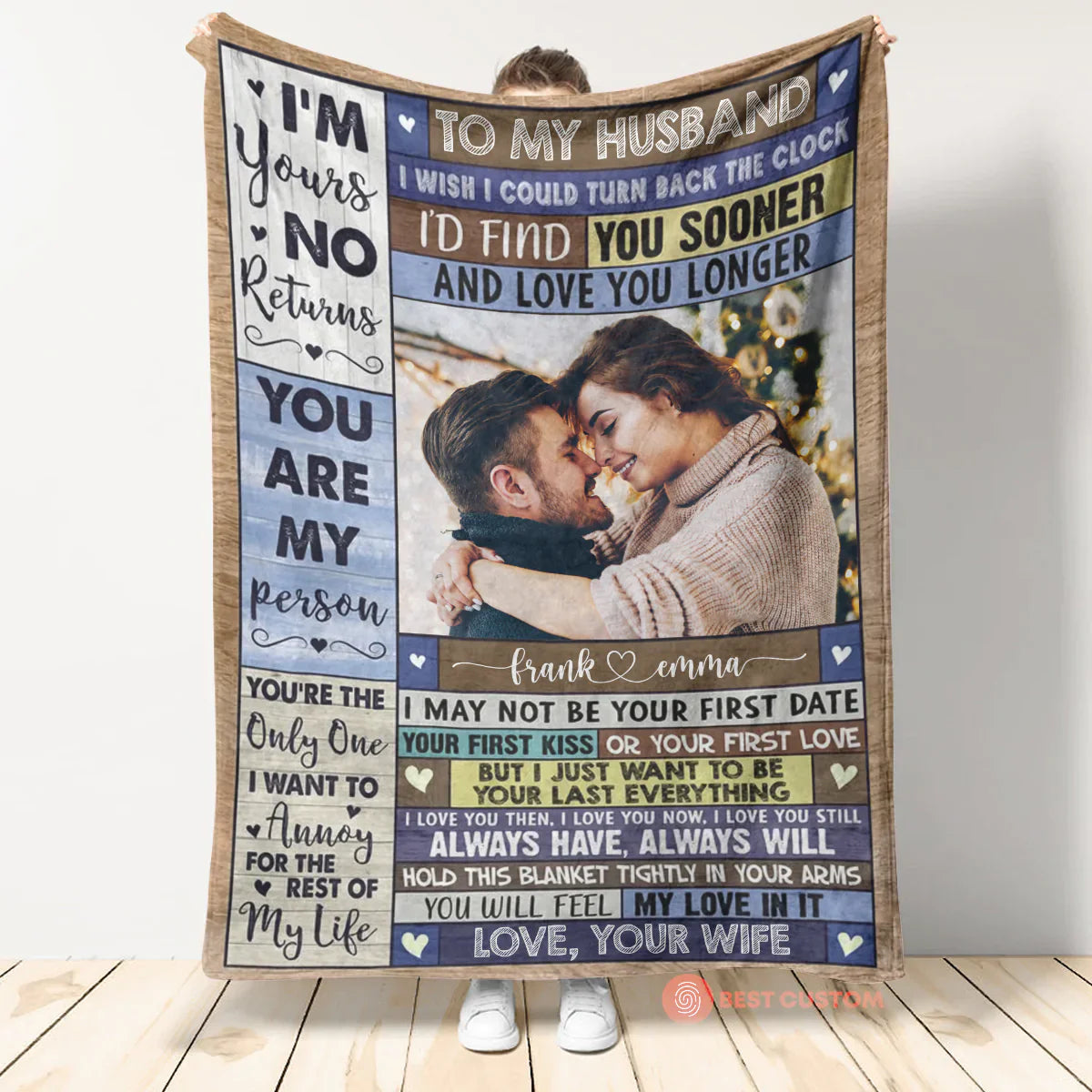 Best Valentine Gift For Girlfriend, Annoying You Gift For Spouse, Lover Blanket - Gift For Couple