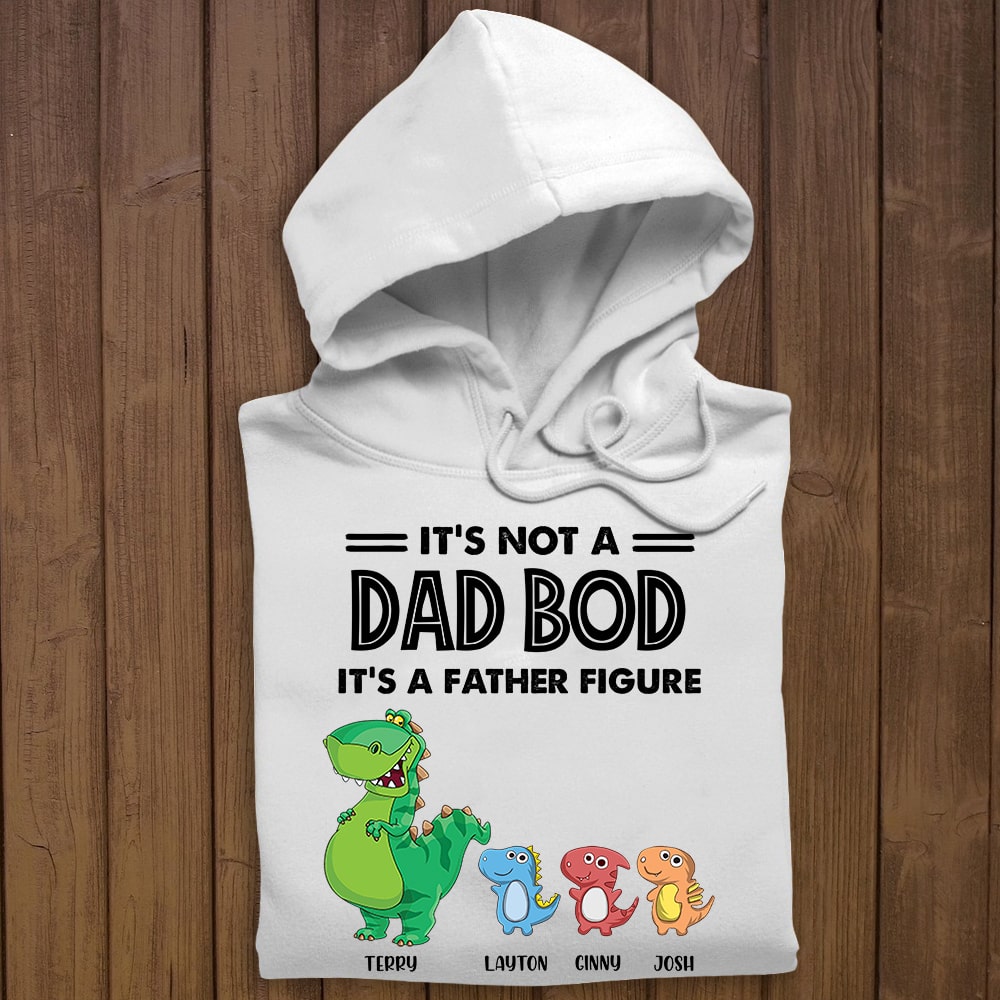 Papasaurus It's Not A Dad Bod Custom Apparel Gift For Father