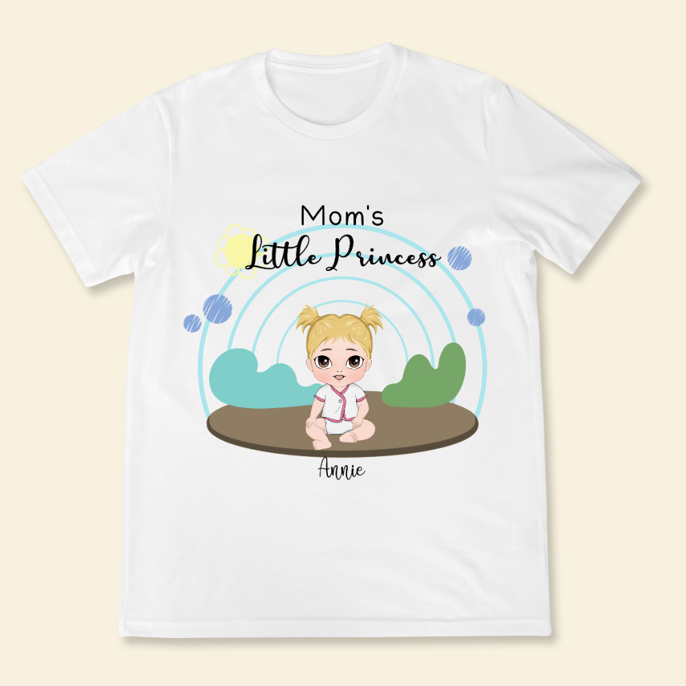 Mom's Little Prince & Princess - Personalized Shirt - Gift For New Mom