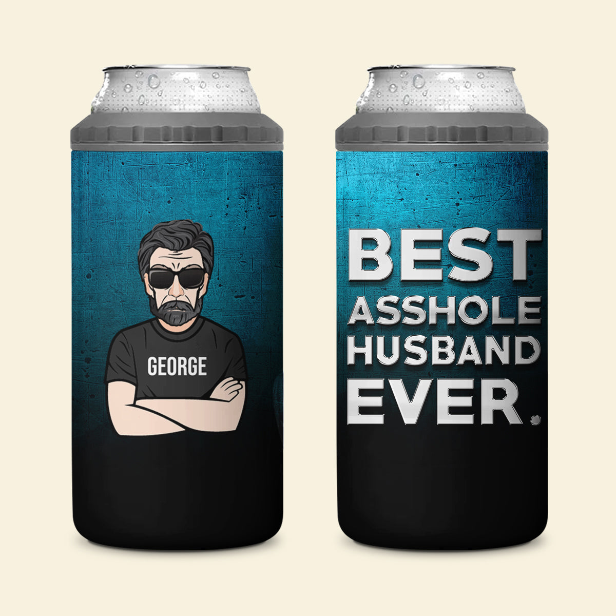 Best Husband Ever - Personalized Can Cooler Tumbler - Gift For Husband, Father