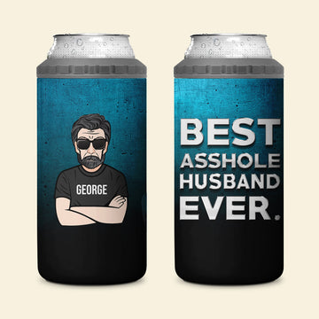 Best Husband Ever - Personalized Can Cooler Tumbler - Gift For Husband, Father