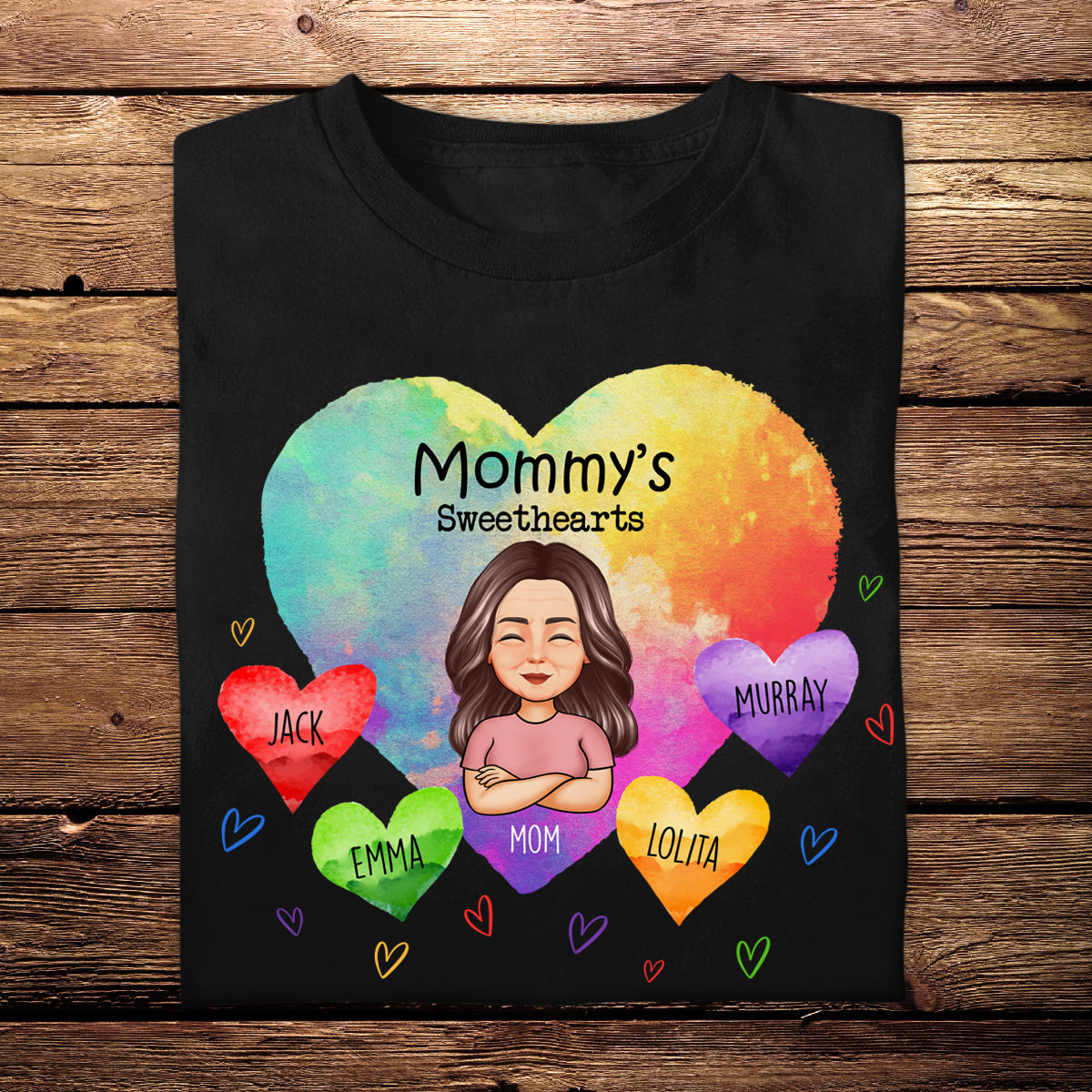 Mommy's Sweatheart - Personalized Apparel - Gift For Mother, Mommy, Grandma, Nana, Mother's Day