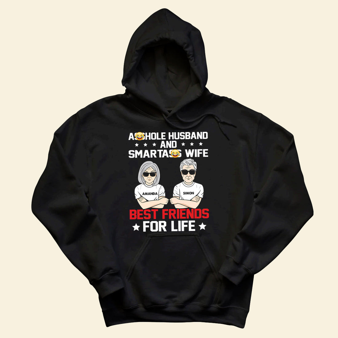 Best Friends For Life - Custom Apparel - Gift For Husband