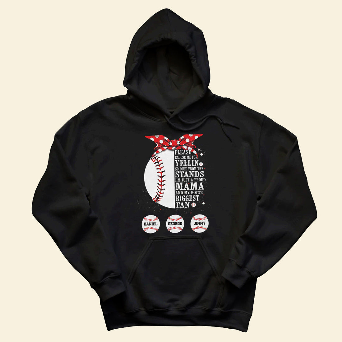 I'm Just A Proud Mama And My Son's Biggest Fan - Personalized Apparel - Gift For Mom