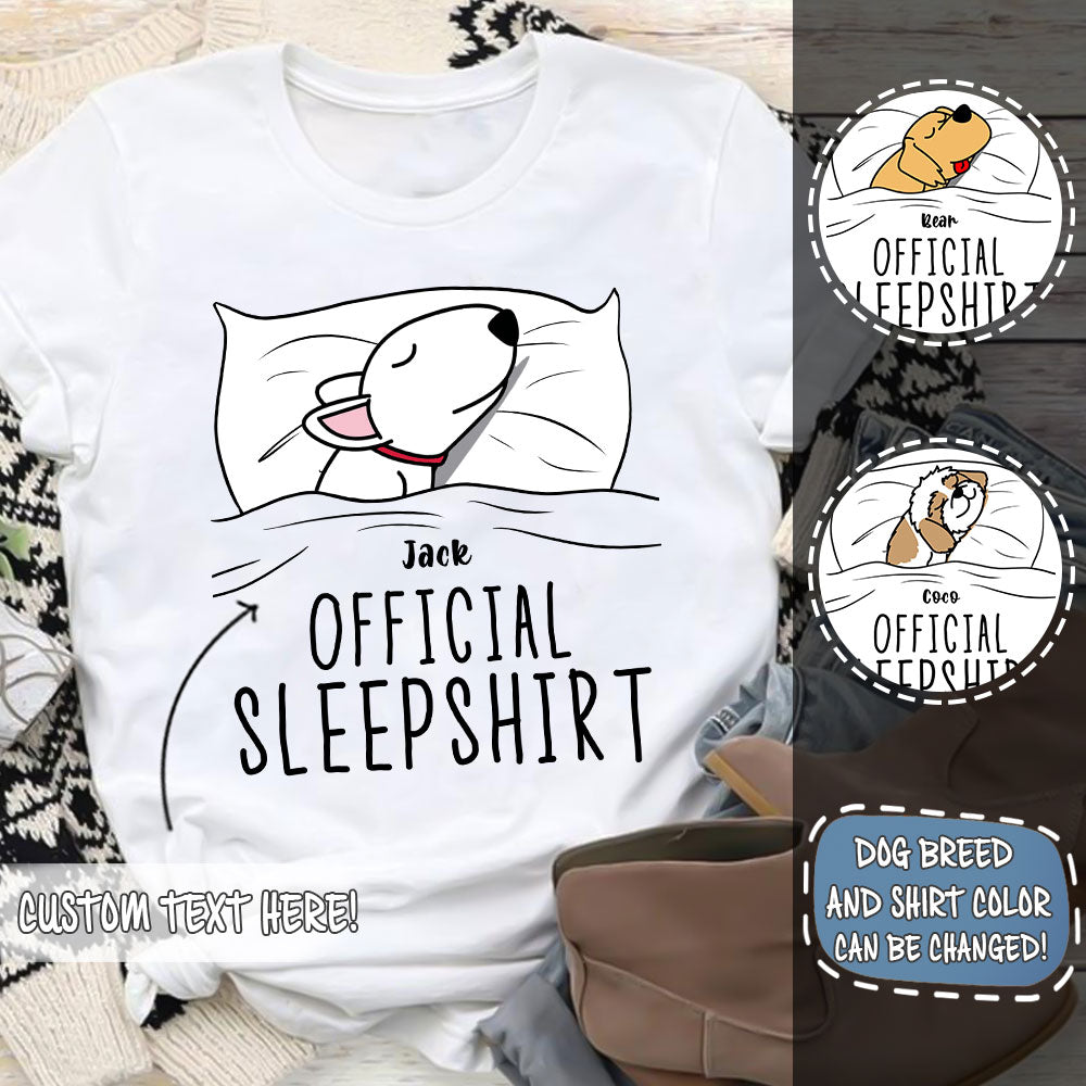 Sleeping Dog Personalized Apparel Gift For Dog Lovers