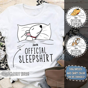 Sleeping Dog Personalized Apparel Gift For Dog Lovers