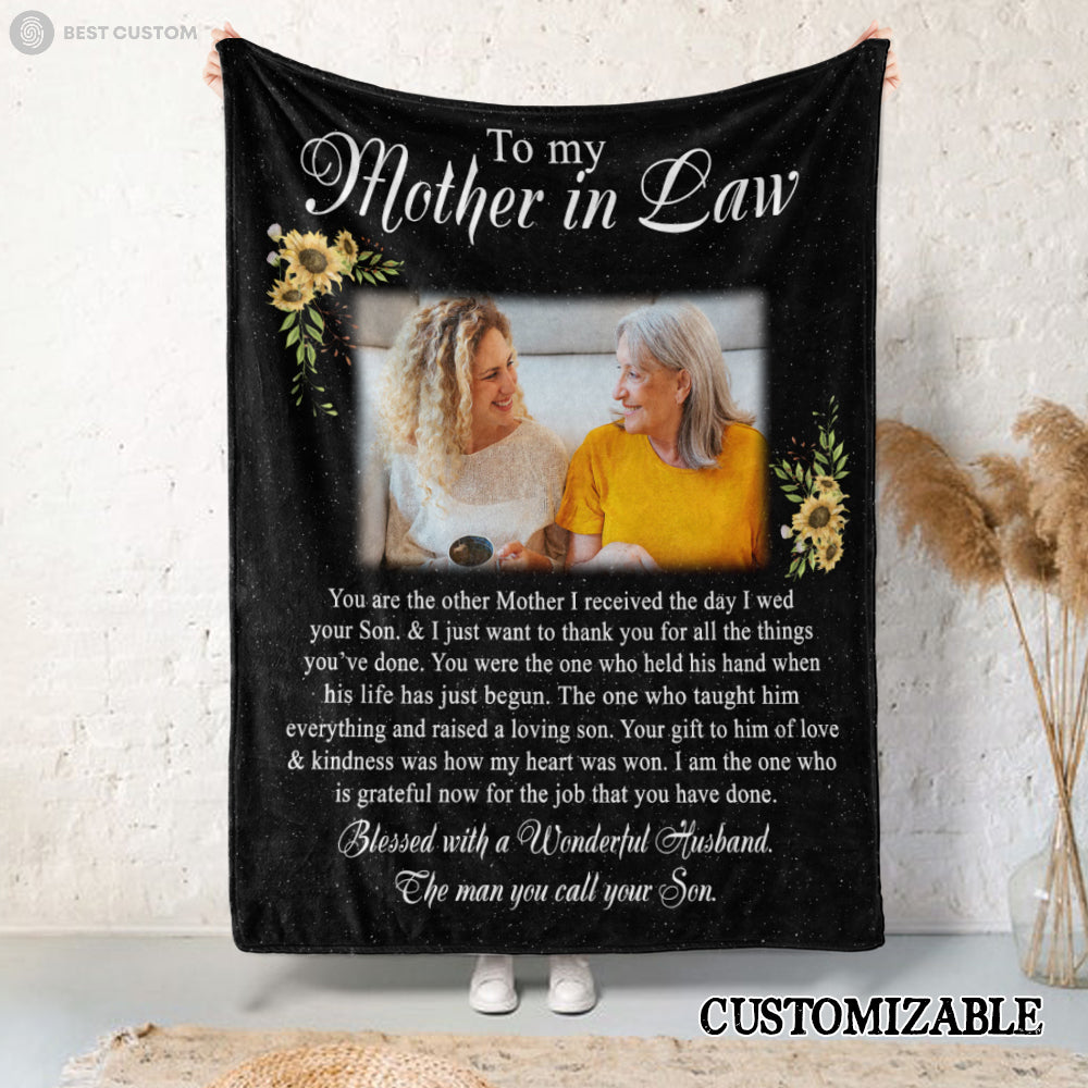 You Are The Other Mother, Mother's Day Gifts For Mother In Law - Personalized Blanket - Gift for Mother-in-law