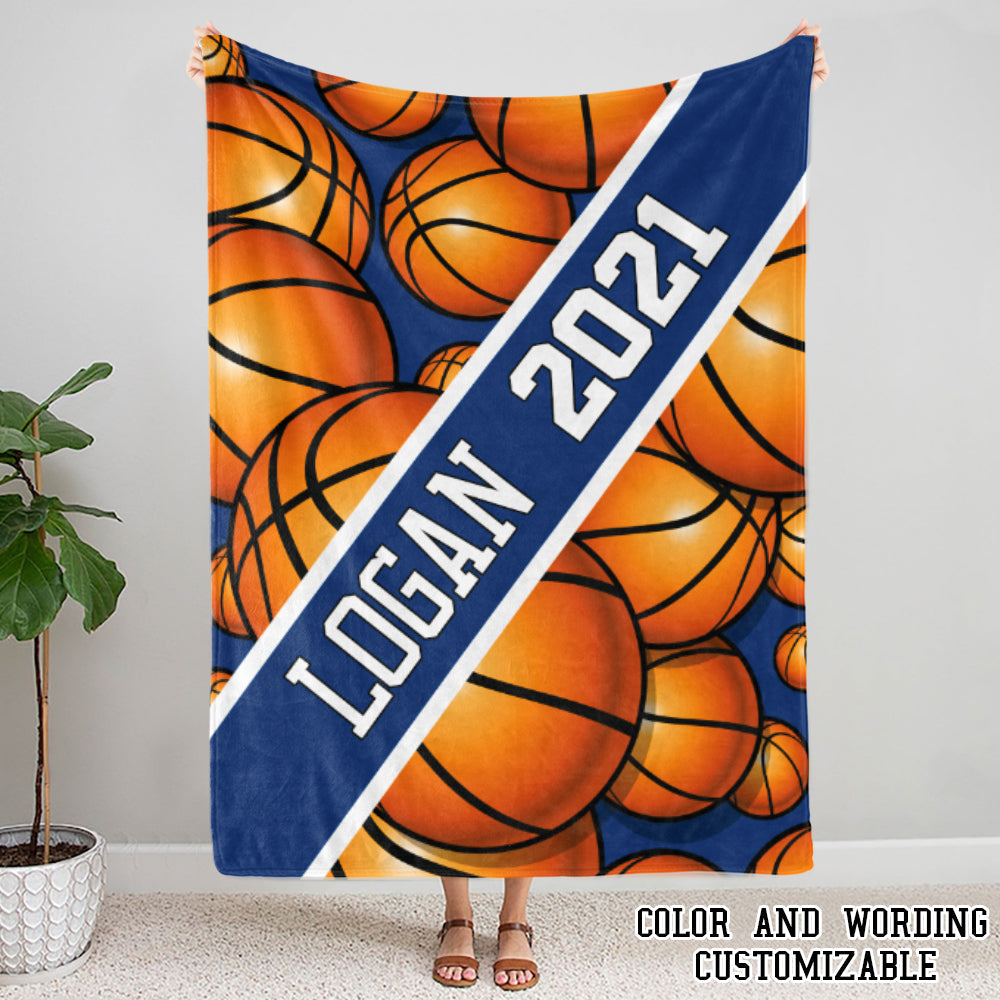 Basketball Lover Custom Blanket Gift For Sport Lovers