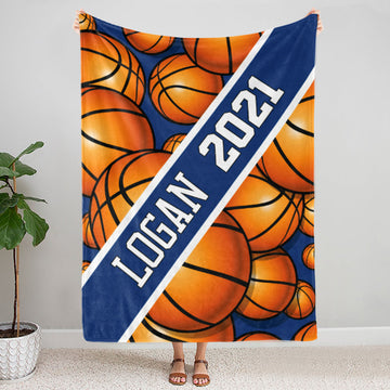 Basketball Lover Custom Blanket Gift For Sport Lovers