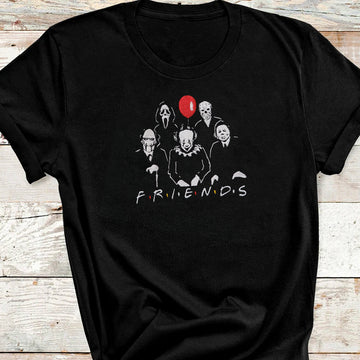 Friends Horror Movie - Embroidered Shirt - Gift For Halloween