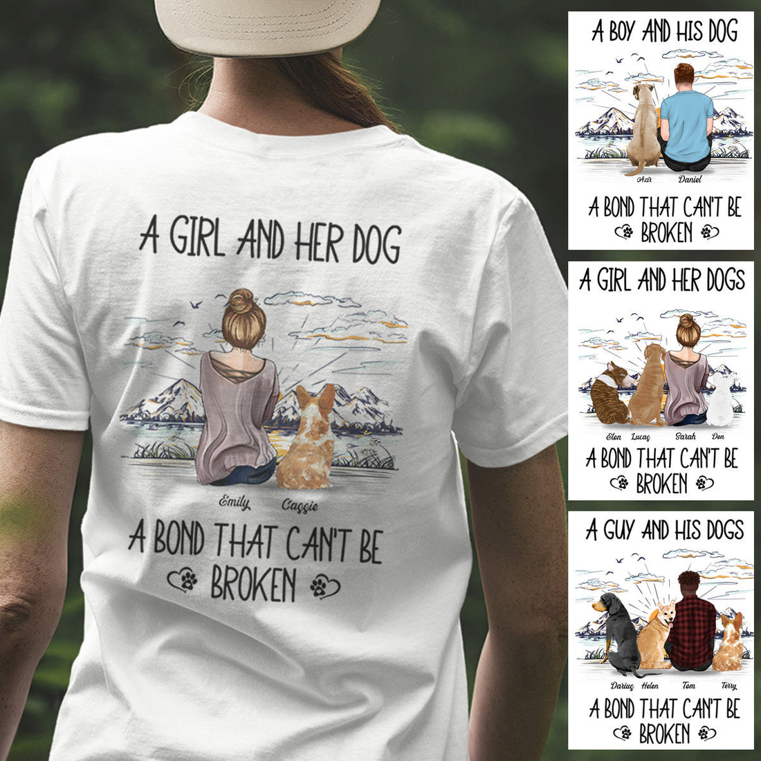 A Girl And Her Dog Personalized Apparel - Gift For Dog Lovers