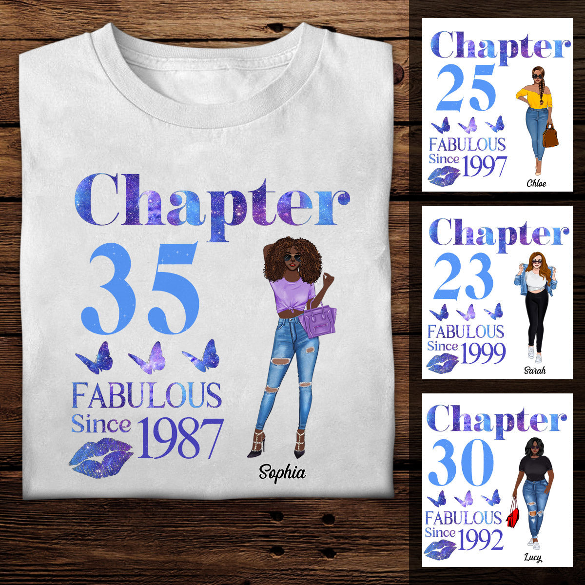 Chapter Fabulous Personalized Apparel Birthday