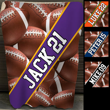 Football Lover - Personalized Blanket - Sport