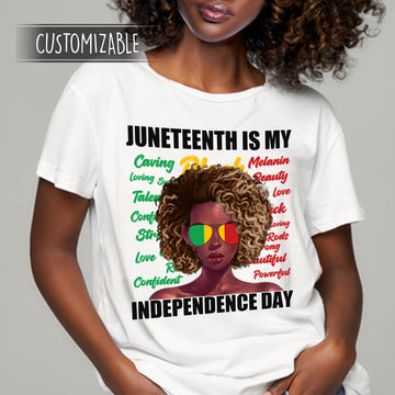 Juneteenth in my Independence Day Custom Apparel