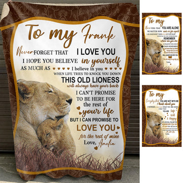 I Love You For The Rest Of Mine - Personalized Blanket - Gift For Son