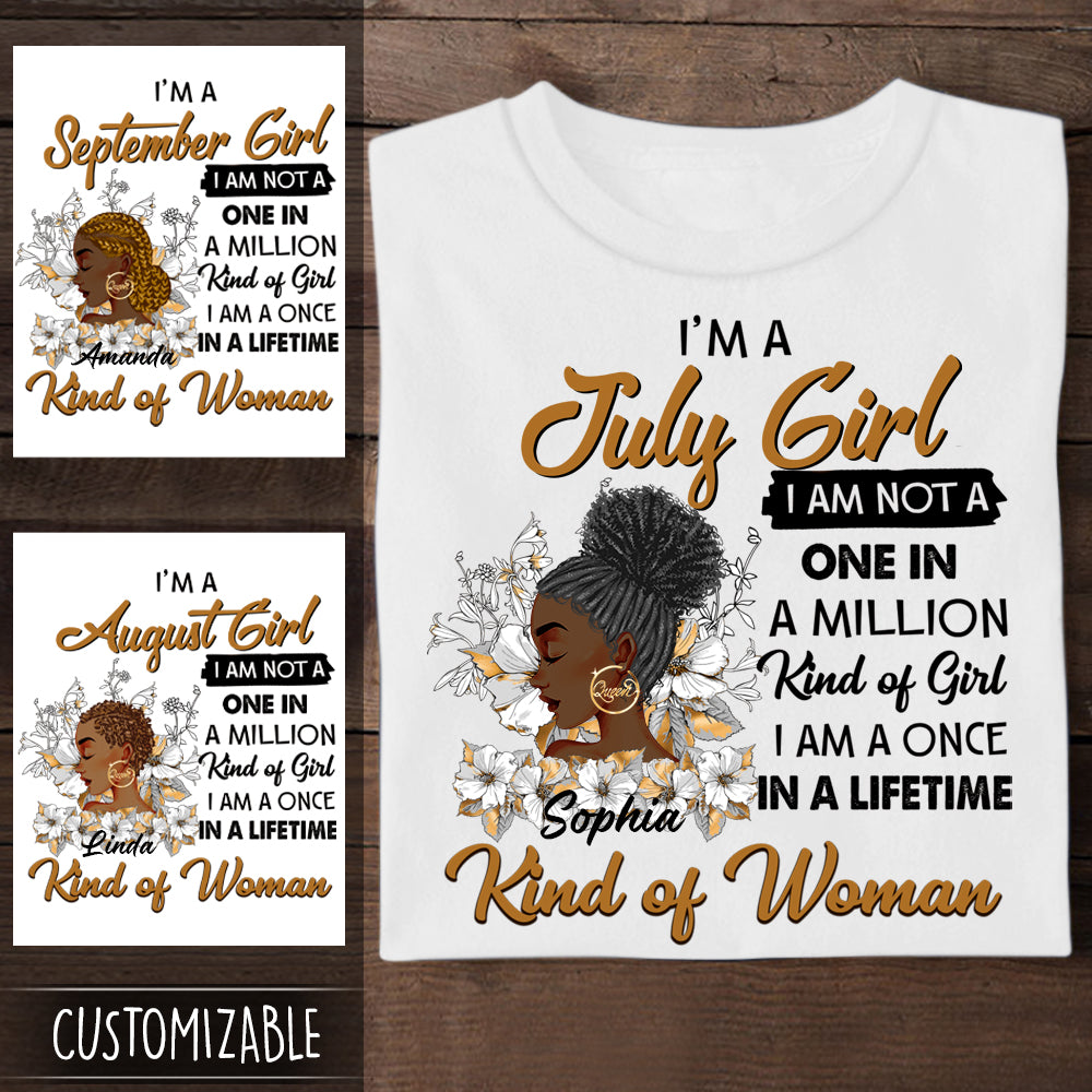 Birth Month Girl Kind Of Girl Personalized Apparel