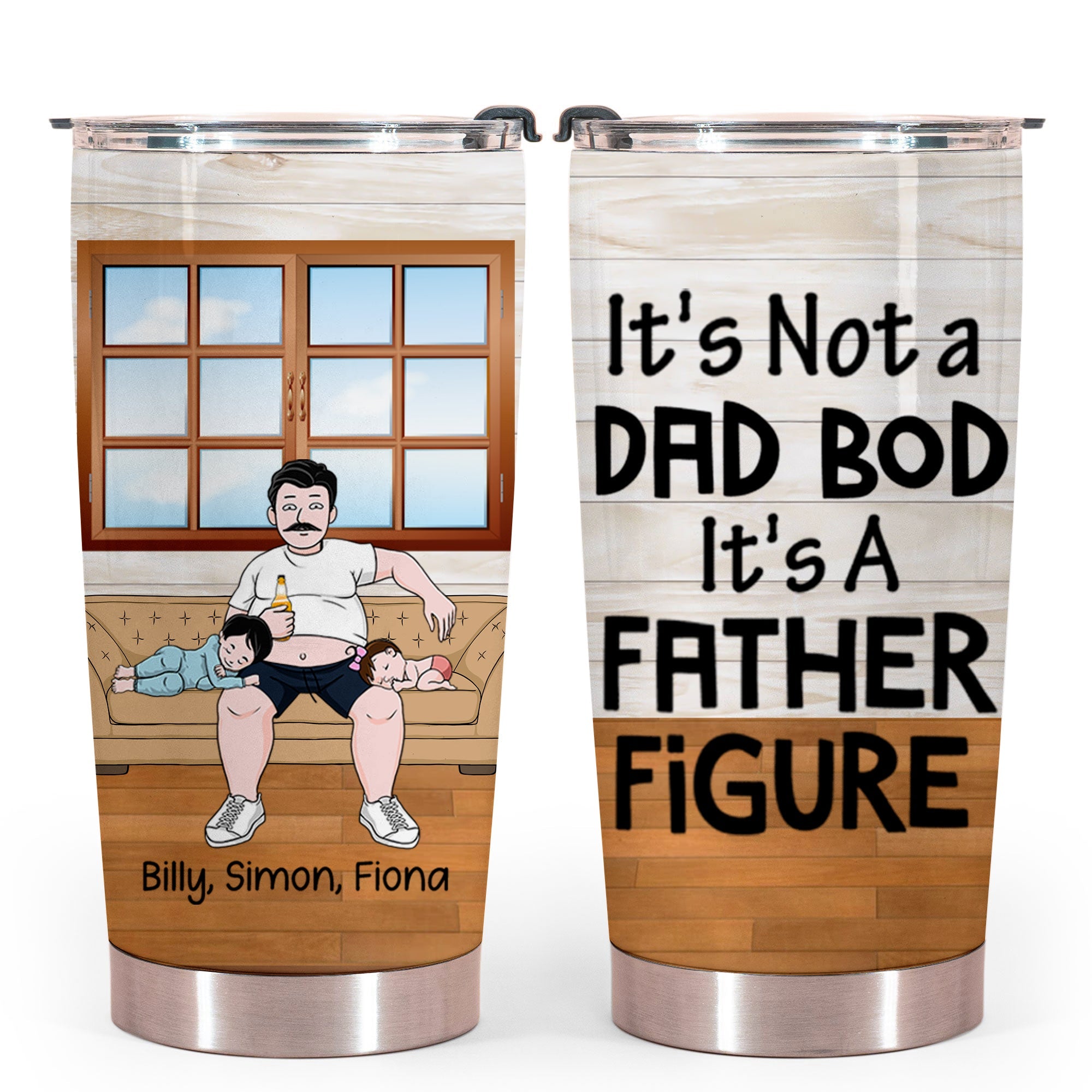 It's Not A Dad Bod Personalized Tumbler Gift For Father