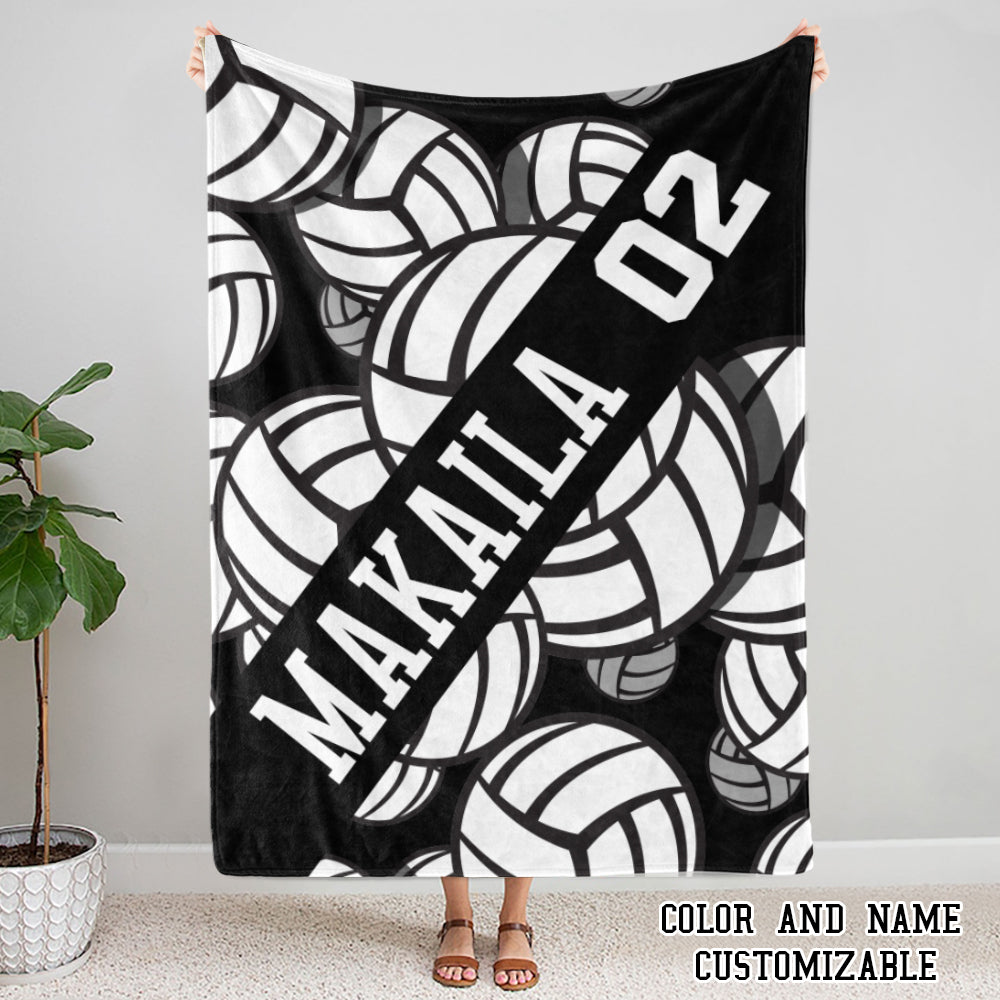 Volleyball Lover Personalized Blanket Gift For Sport Lovers