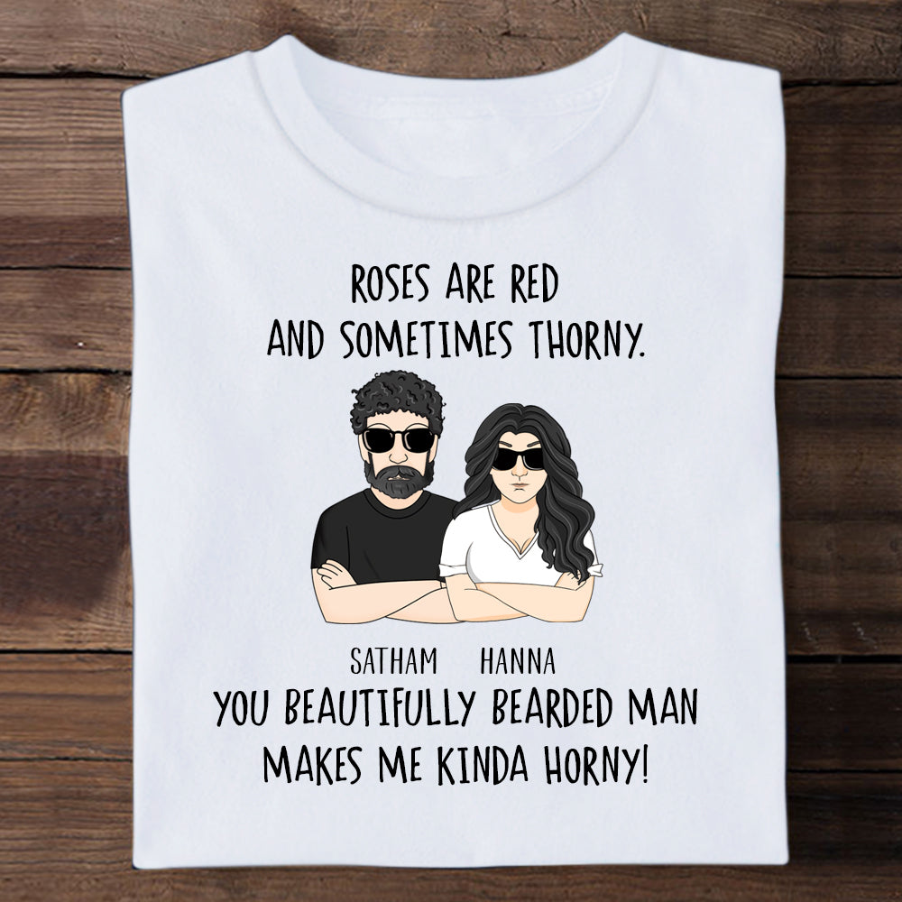 Beautifully Bearded Man - Custom Apparel - Gift For Husband