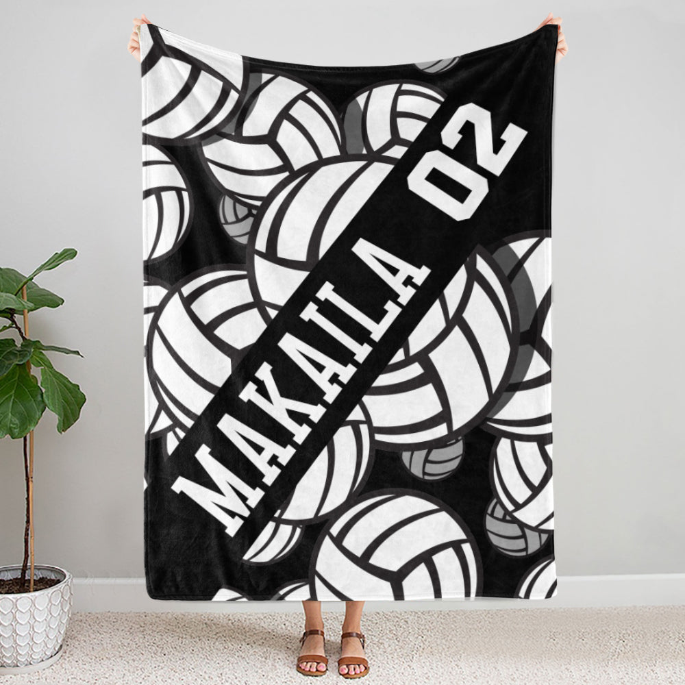 Volleyball Lover Personalized Blanket Gift For Sport Lovers