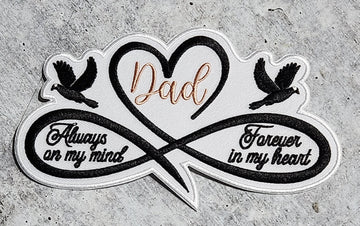 Embroidered Memorial Infinity Patch